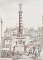 Gravure ancienne, illustration monuments de Paris